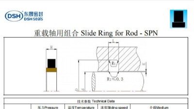 新版重載軸用組合密封圈規格尺寸表