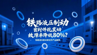 行業?：鐵路液壓制動密封圈抗震動，故障率降低80%？
