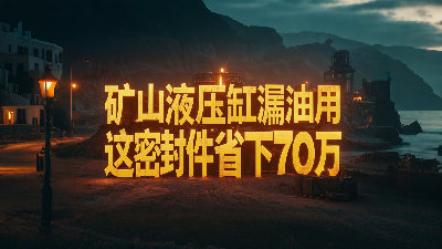 液壓缸老是漏油？礦山上用這密封圈，一年省下70萬！?