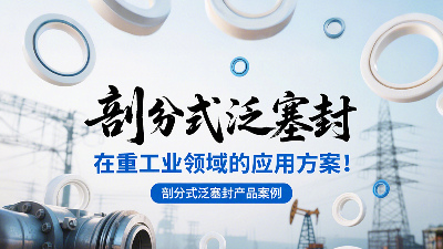 剖分式泛塞封密封圈產品案例 ? 在重工業領域的應用方案！