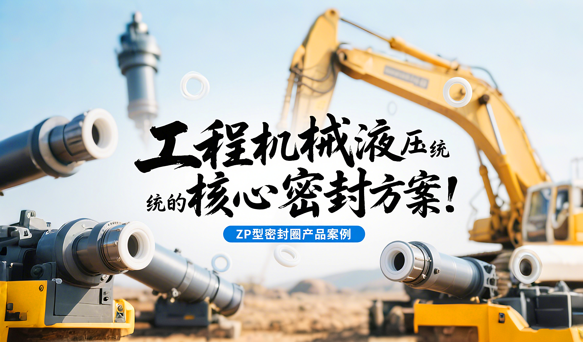 <i style='color:red'>zp型密封圈</i>：工程機械液壓系統的核心密封方案！