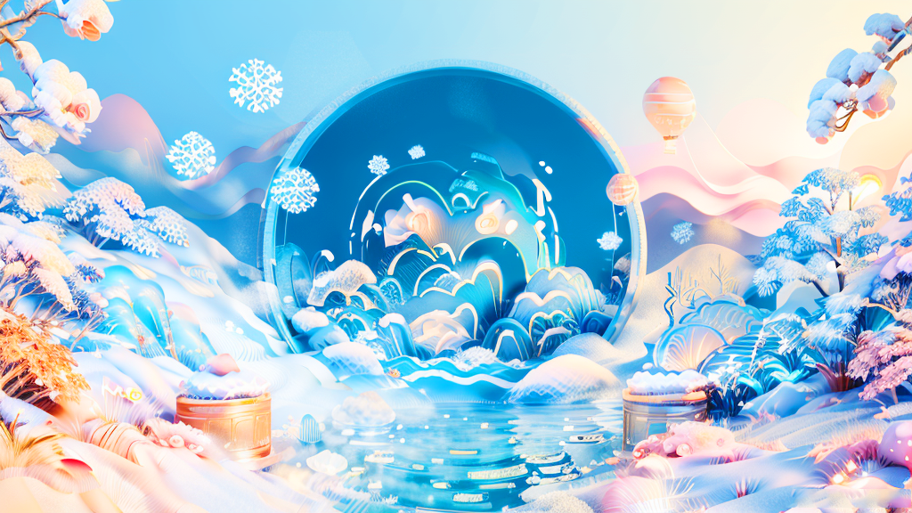 <i style='color:red'>大雪</i>節氣，家人圍坐的溫馨時刻【手機壁紙】