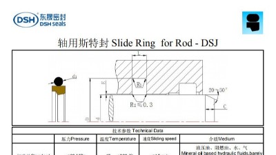 新版軸用<i style='color:red'>斯特封密封圈</i>規格尺寸表