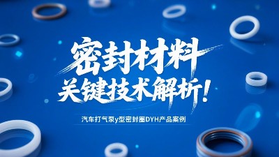 汽車打氣泵y型密封圈DYH產品案例 ? 密封材料改性關鍵技術解析！