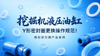 挖掘機液壓油缸Y形密封圈更換操作規范！