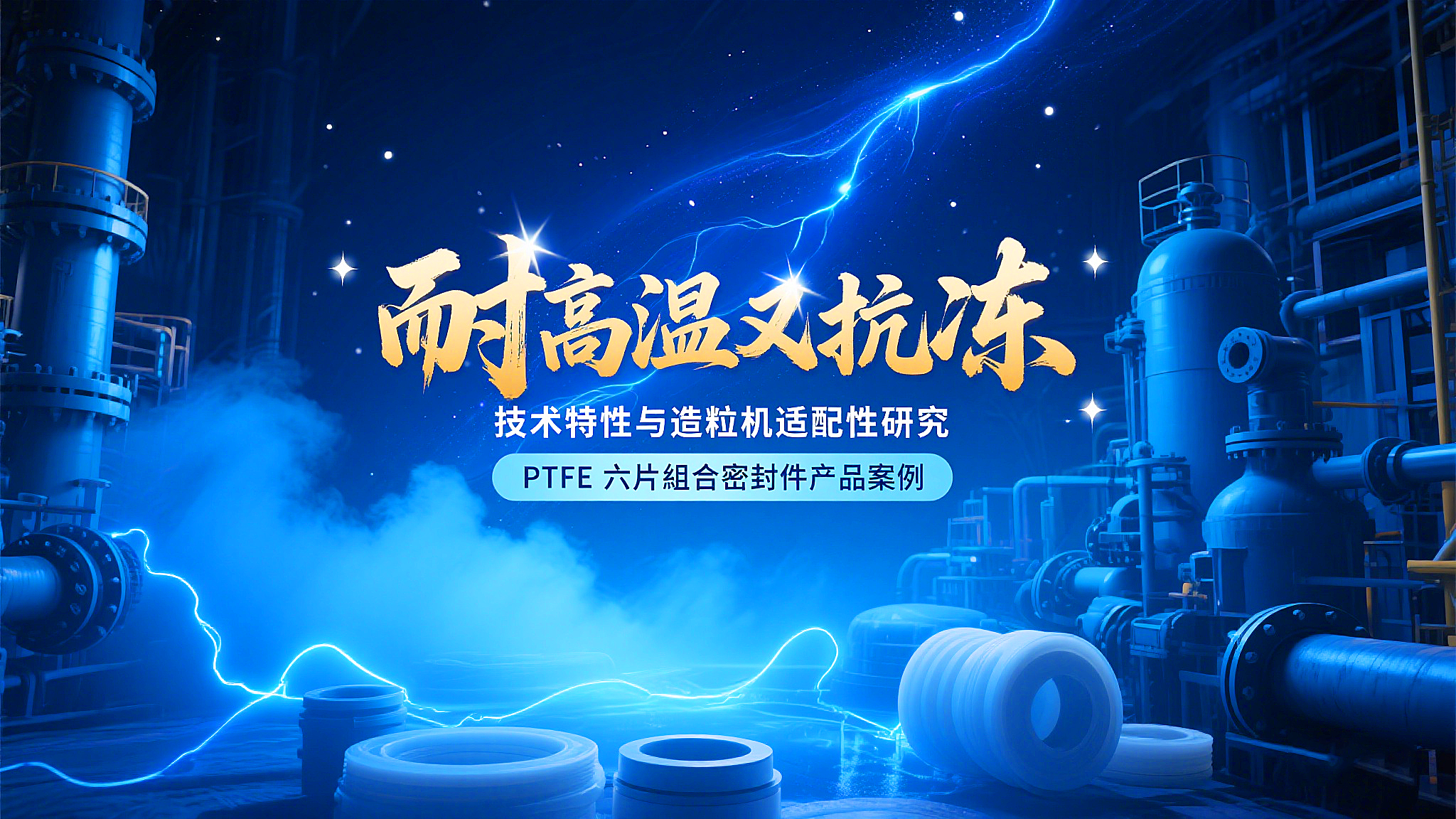 耐高溫又抗凍！PTFE六片<i style='color:red'>組合密封圈</i>丨技術特性與造粒機適配性研究！