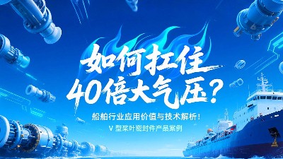 V型槳葉密封圈 ?  如何扛住40倍大氣壓：船舶行業應用價值與技術解析！