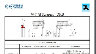 防塵圈DKB規格尺寸表